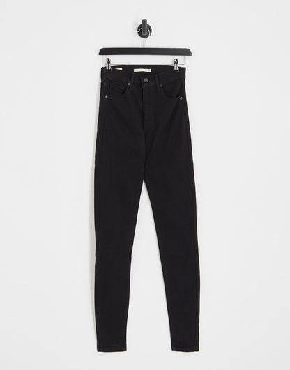 Levi's Mile High Skinny Jean in Clean Black