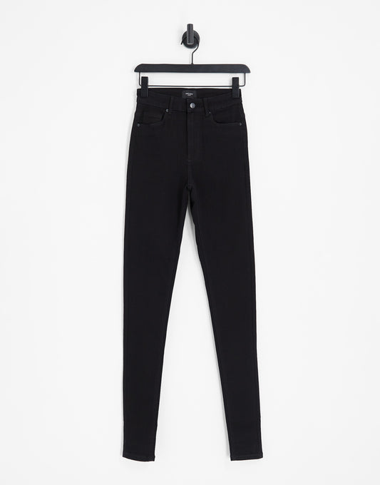 Vero Moda Tall skinny high rise jeans in black