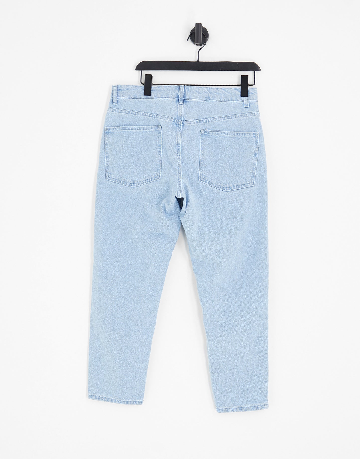 ASOS DESIGN tapered fit jeans in light stone wash blue - MBLUE