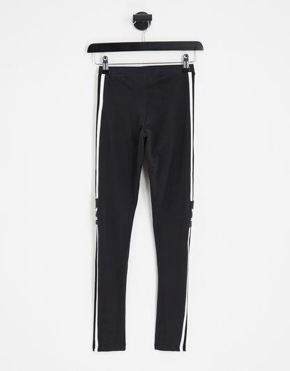 adidas Originals adicolor locked up logo leggings in black