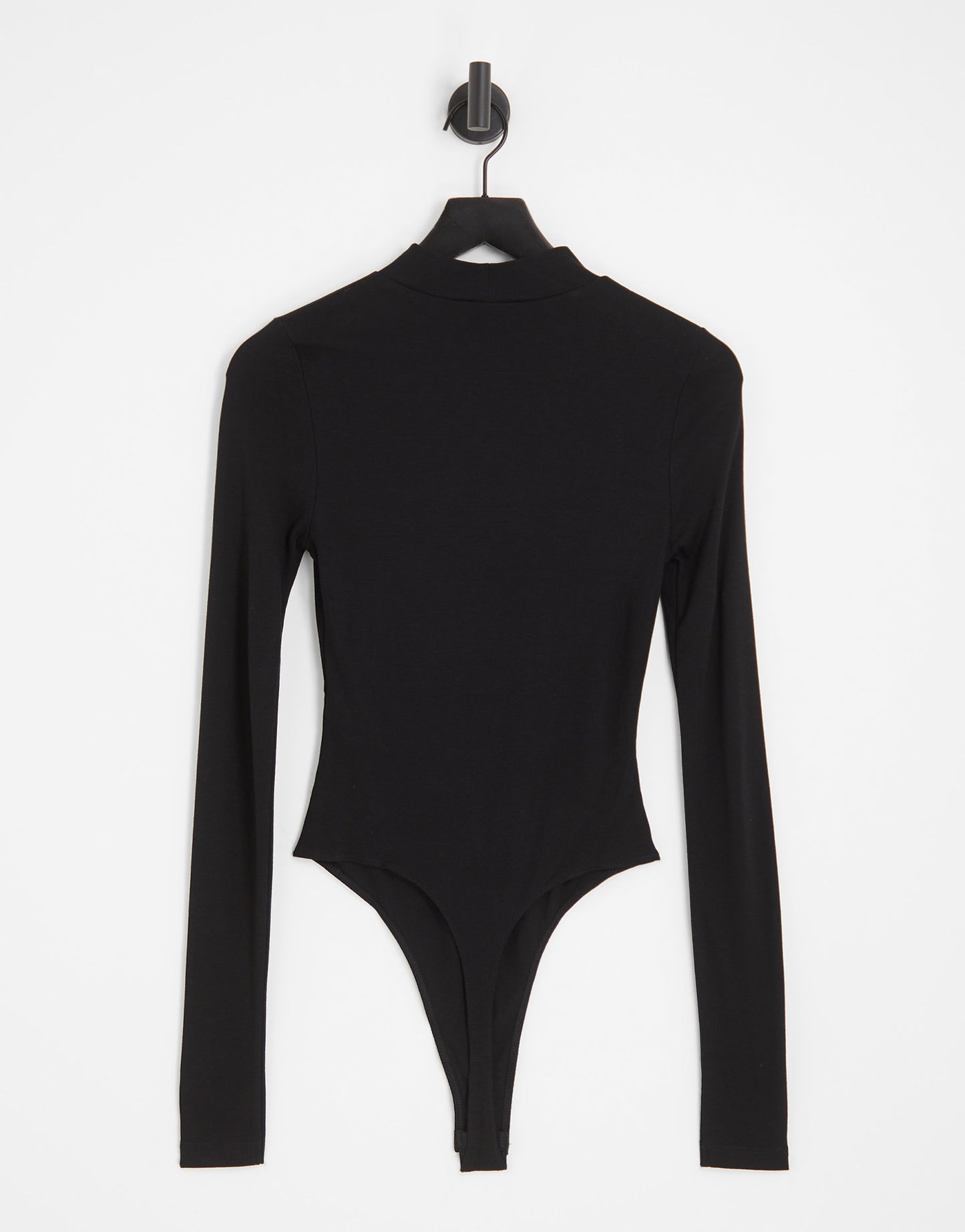 ASOS DESIGN Tall long sleeve bodysuit with turtle neck in black