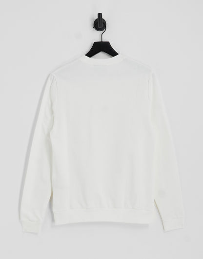 ASOS DESIGN sweatshirt in white