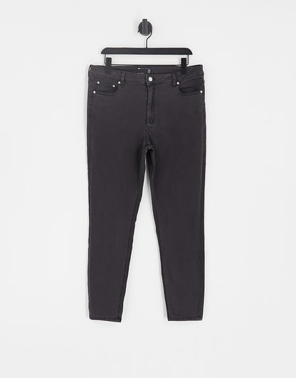 ASOS DESIGN Curve ultimate skinny jeans in washed black