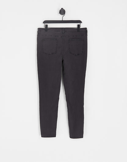 ASOS DESIGN Curve ultimate skinny jeans in washed black