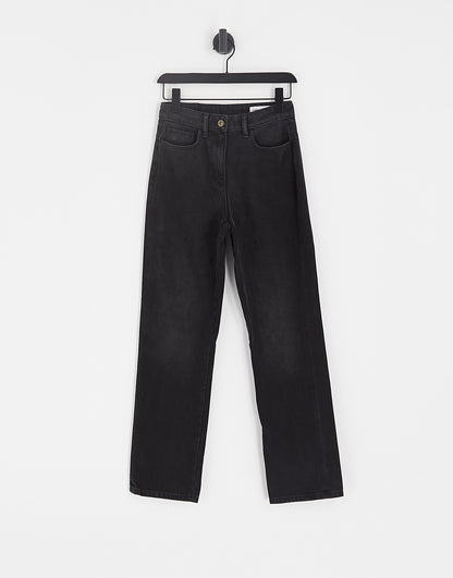 COLLUSION x005 90s straight leg jean in washed black