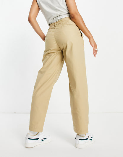 Levi's high loose tapered trousers in tan