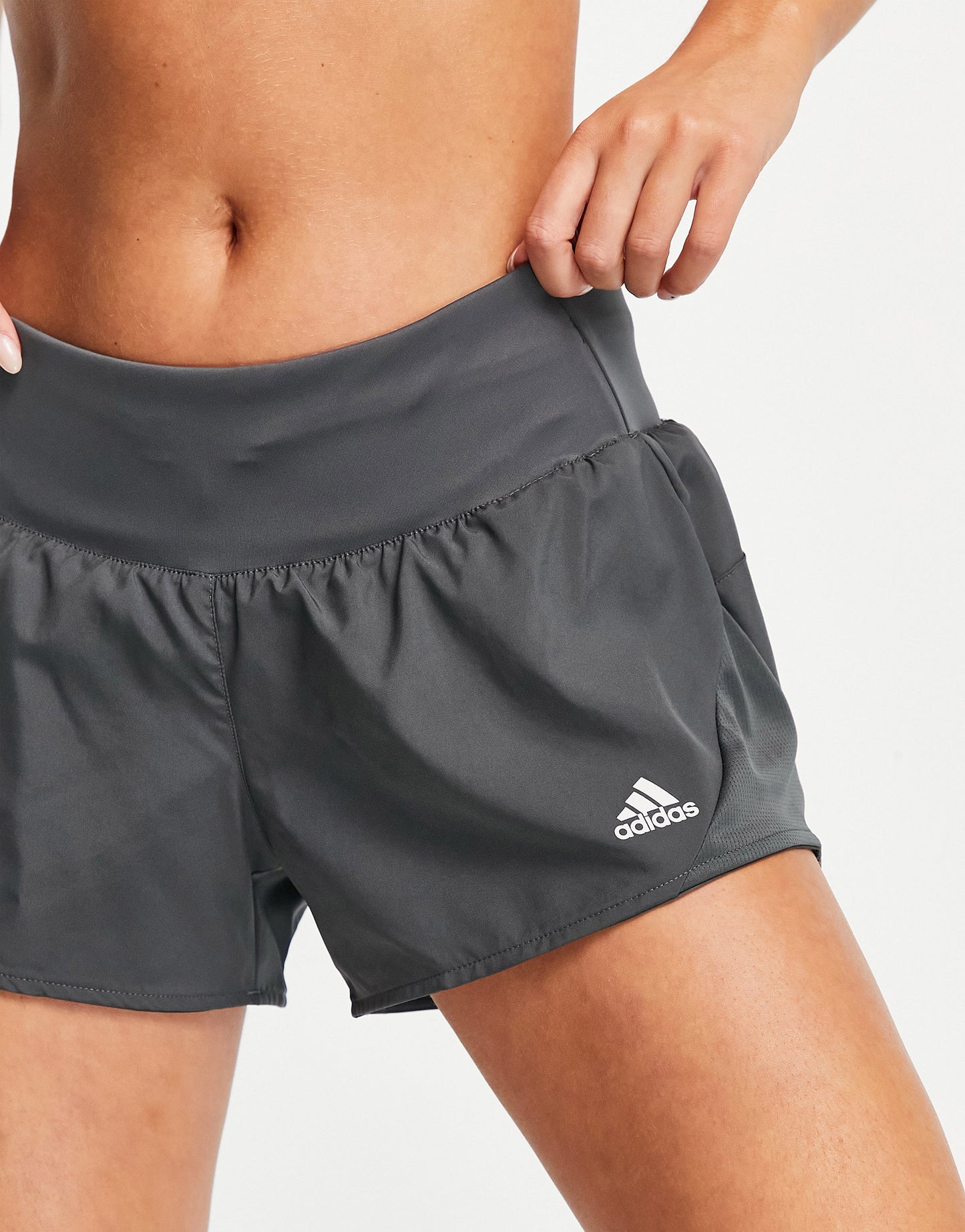 adidas Running shorts with logo in black