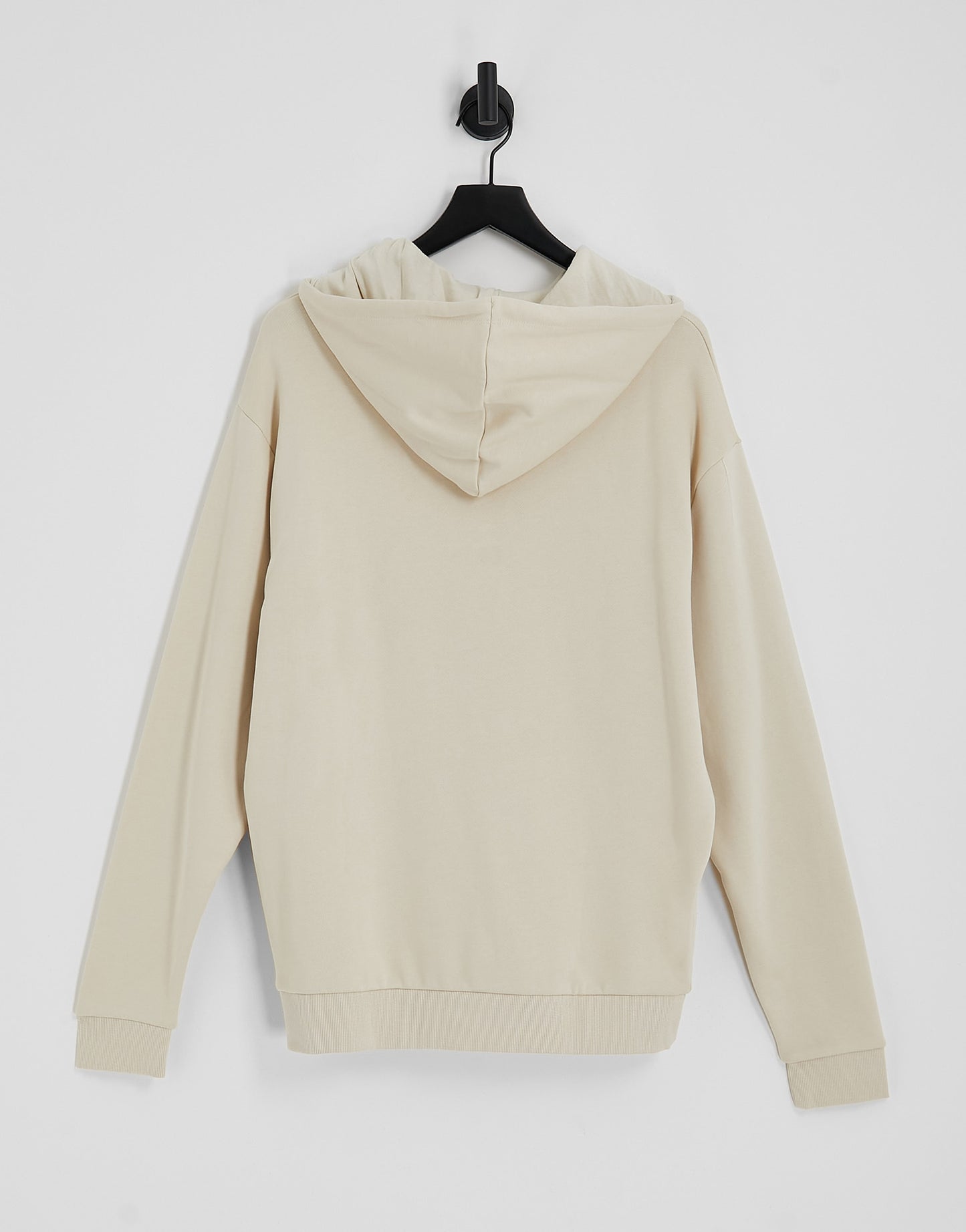 ASOS DESIGN oversized hoodie in beige