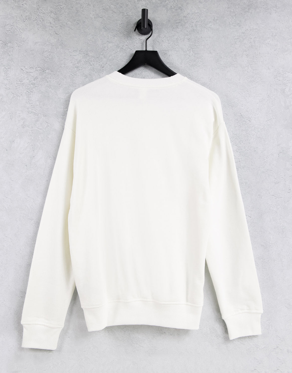 Reebok graphic logo boyfriend fit sweatshirt in off white