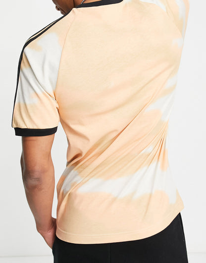 adidas Originals cali t shirt in cream camo print