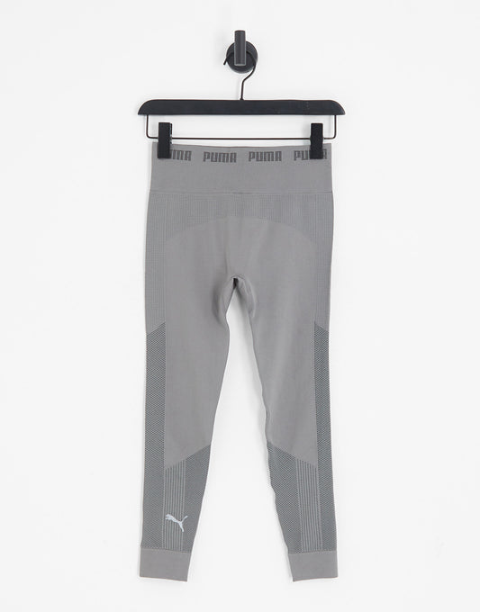 Puma Training Evoknit seamless leggings in charcoal grey