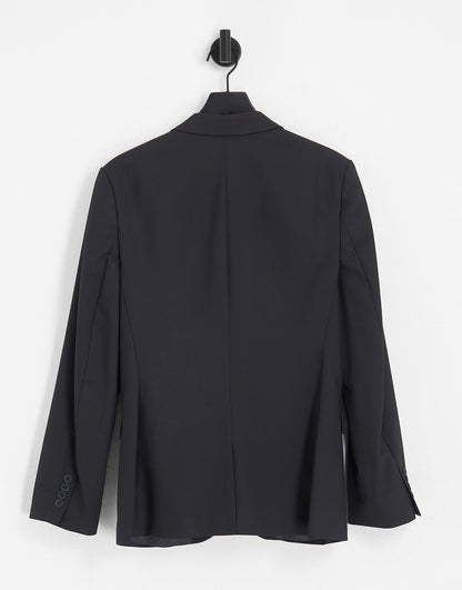 ASOS DESIGN skinny suit jacket in black