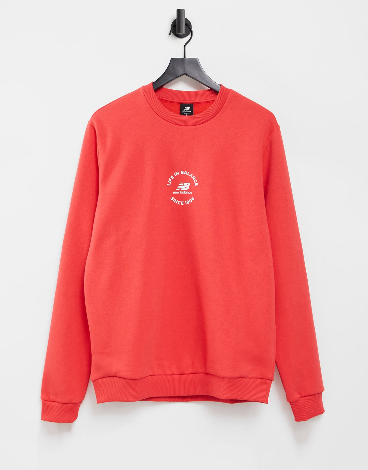 New Balance life in balance sweatshirt in red - exclusive to ASOS