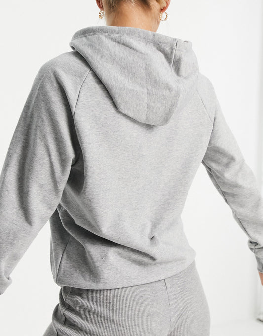 New Balance large logo hoodie in grey