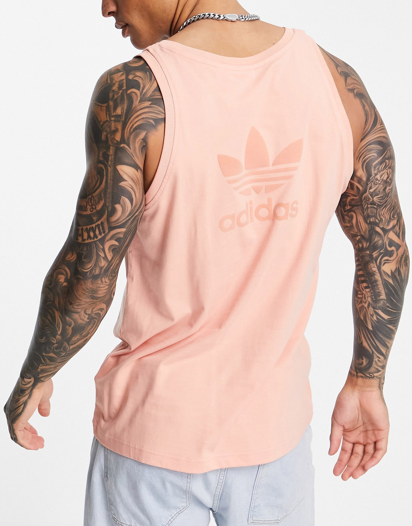 adidas Originals adicolor marshmallow tank top in blush