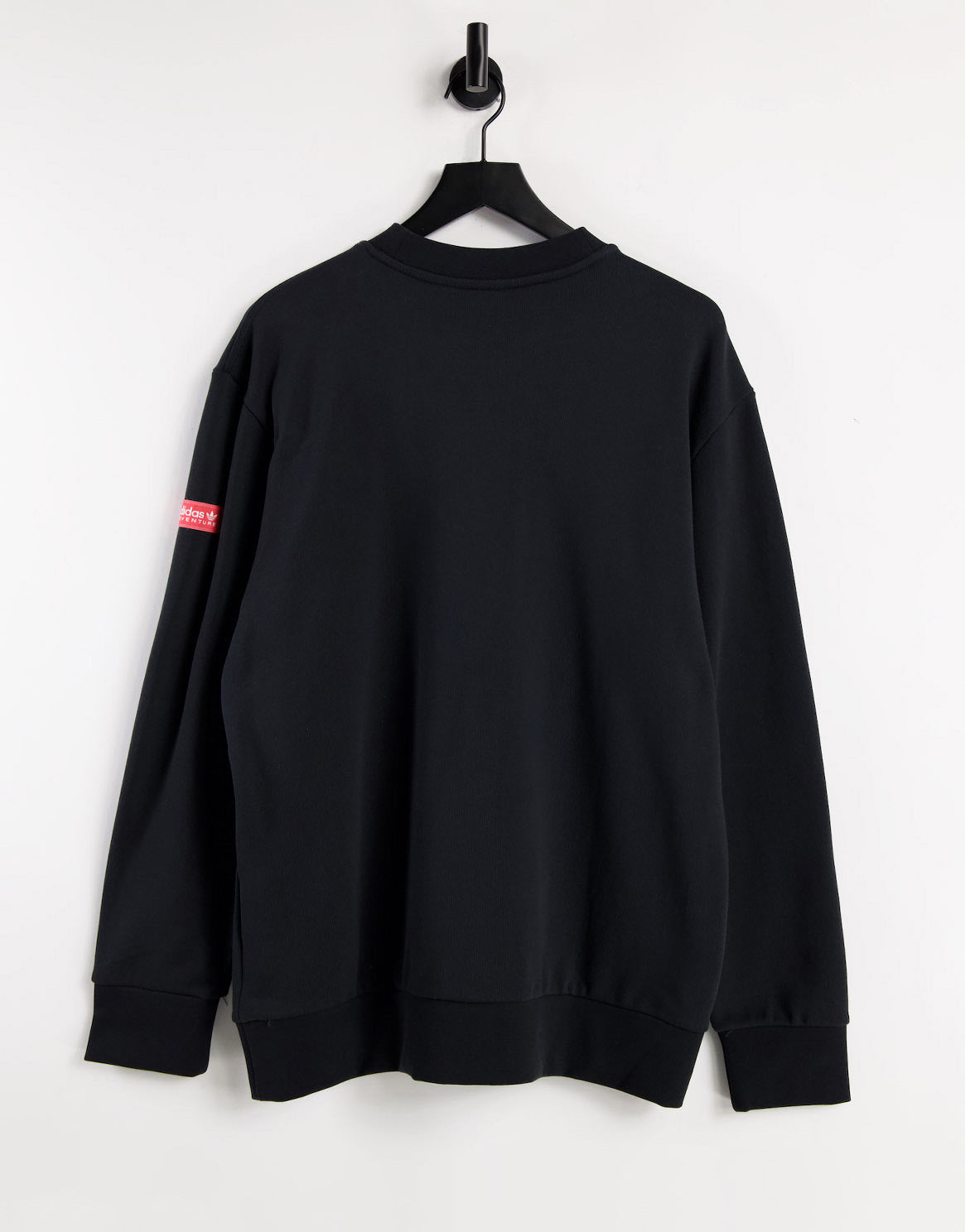 adidas Originals Adventure logo sweatshirt in black