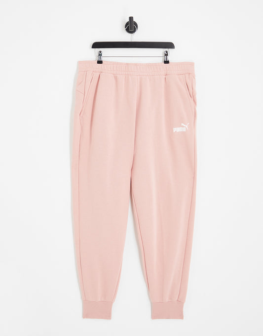 Puma Essentials joggers in pink