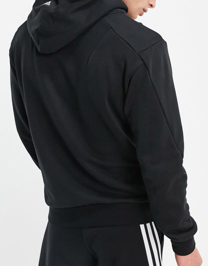 adidas Training hoodie with large BOS logo in black