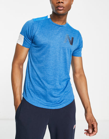 New Balance Fast Flight t-shirt with logo in blue