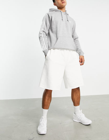 adidas Originals adicolor three stripe hoodie in grey