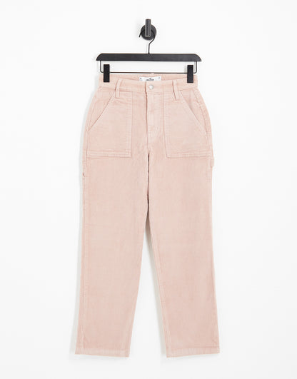 Hollister wide leg trousers in beige