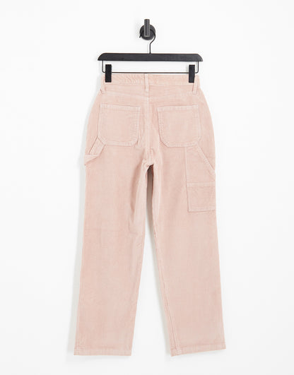 Hollister wide leg trousers in beige