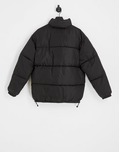 Topman puffer jacket in black