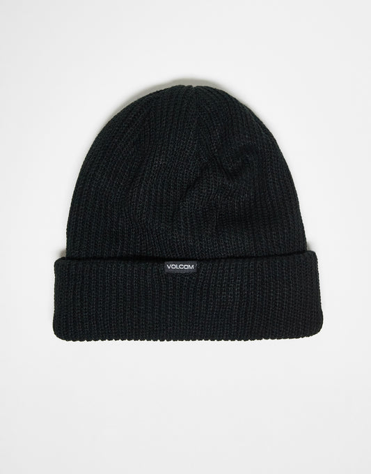 Volcom polar lined beanie in black