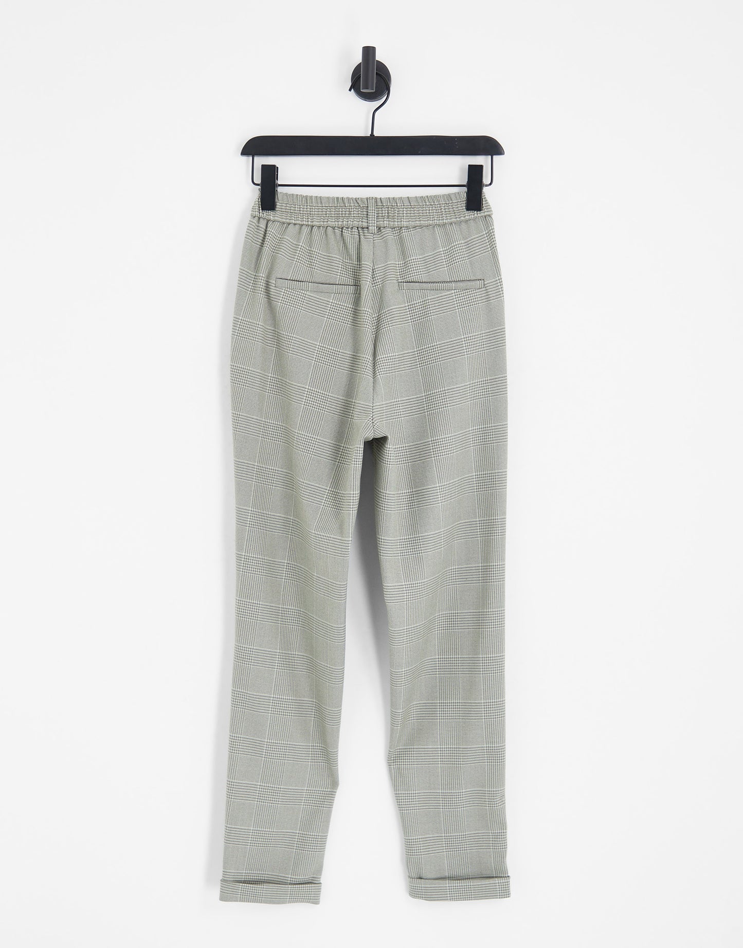 Vero Moda tailored cigarette trousers in grey check