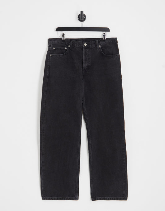 Dr Denim Dash straight jeans in washed black