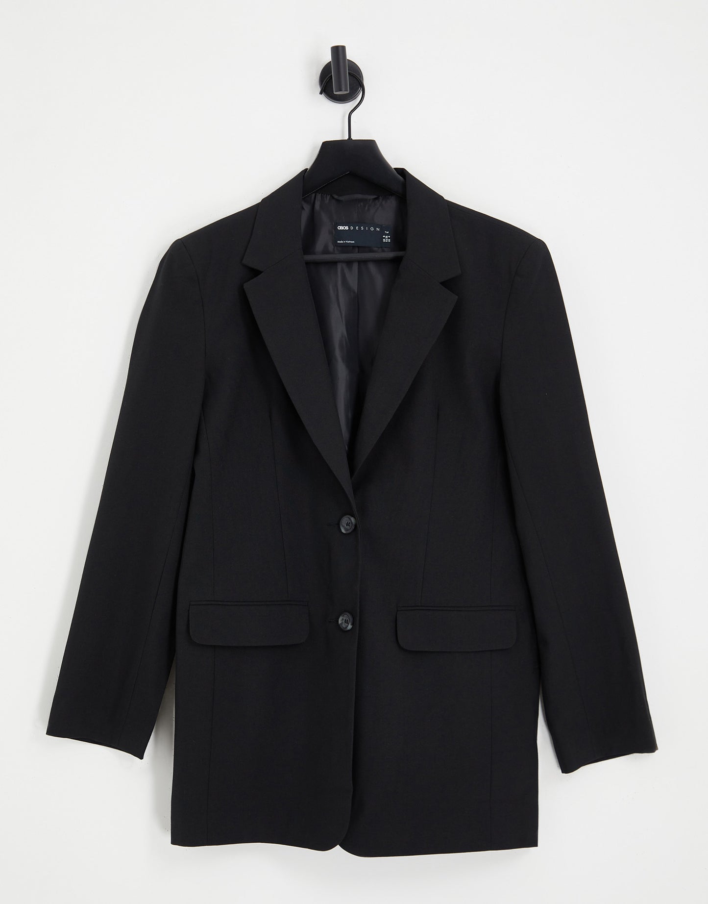 ASOS DESIGN Tall Mix & Match slim boy suit blazer in black