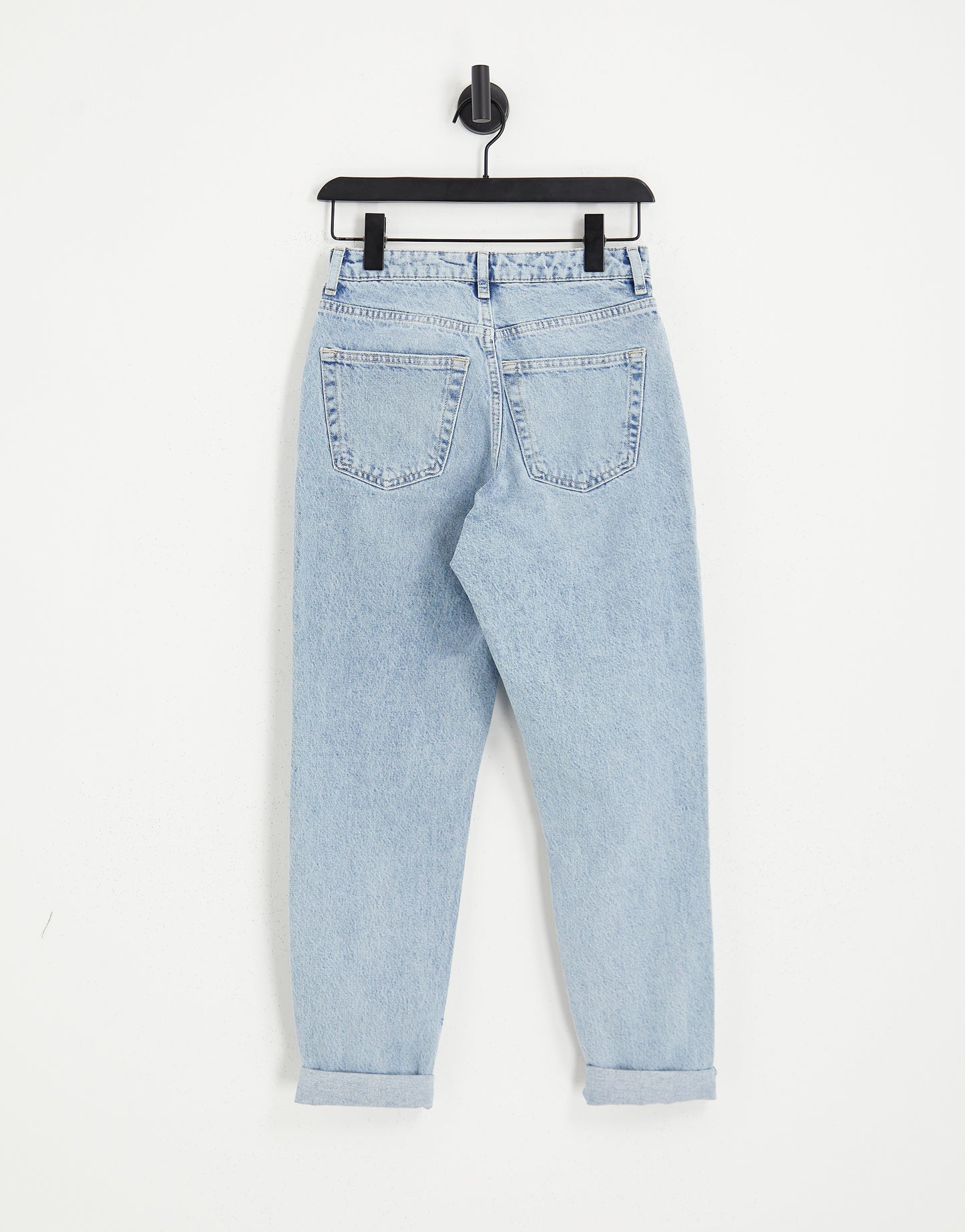 Topshop Original high rise Mom jeans in bleach