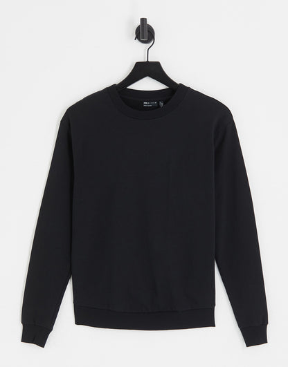 ASOS DESIGN Maternity ultimate sweatshirt in black