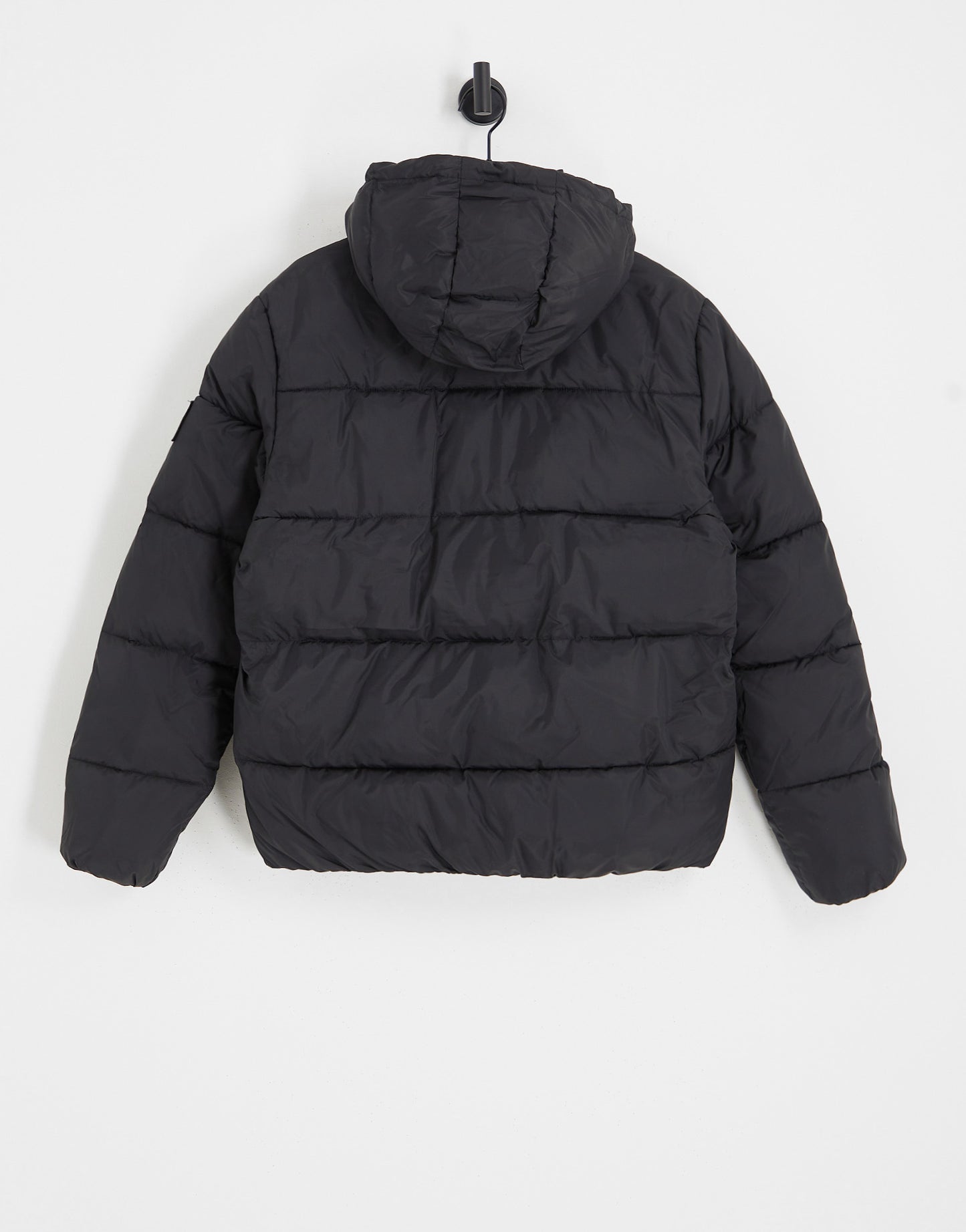 Calvin Klein Jeans essential icon logo puffer jacket in black