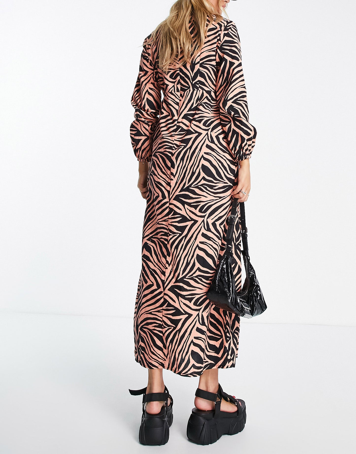 ASOS MADE IN KENYA maxi dress in tiger print