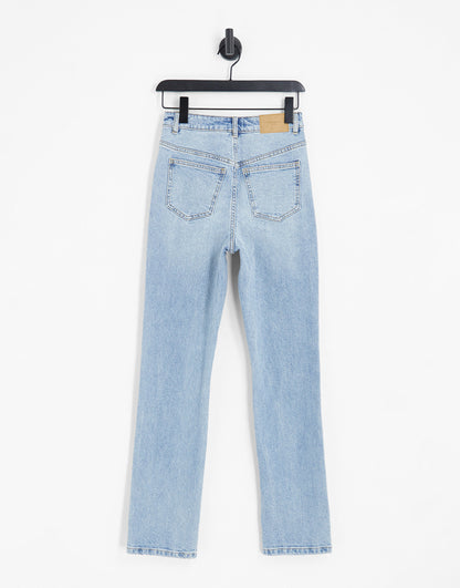 Vero Moda straight leg jeans in light blue