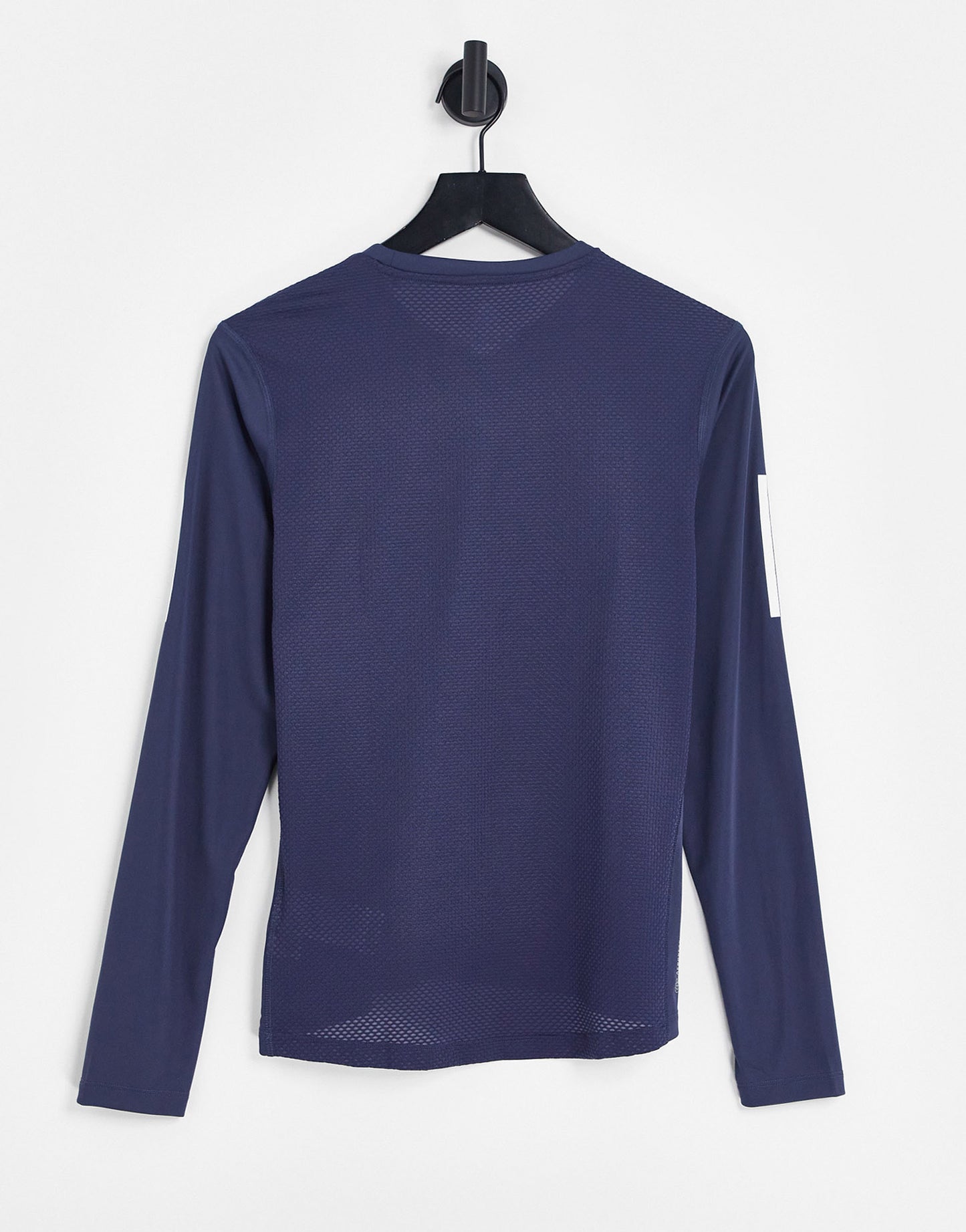 adidas Running Own The Run long sleeve t-shirt in navy