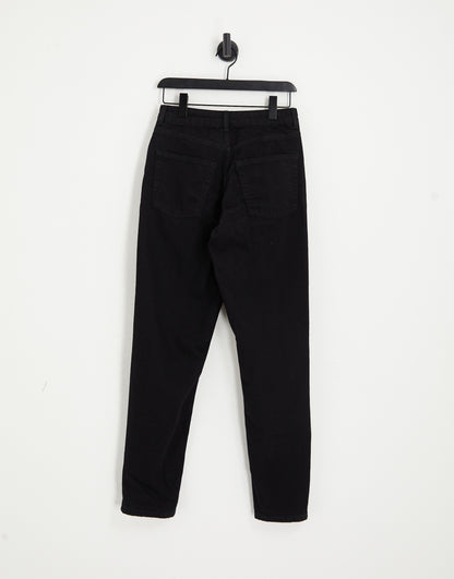 Topshop Original high rise Mom jeans in black