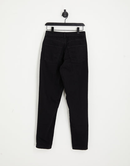 Topshop Original high rise Mom jeans in black