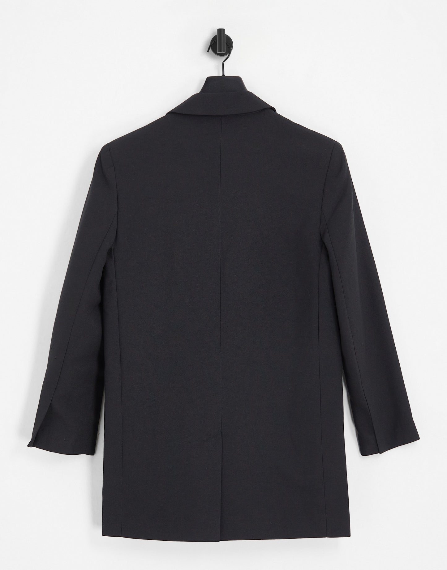 ASOS DESIGN Petite long line perfect blazer in black