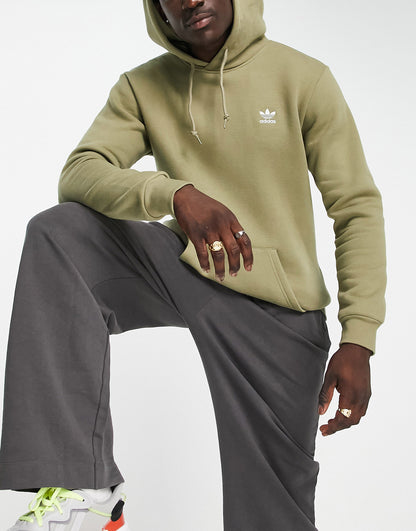 adidas Originals essentials hoodie in khaki