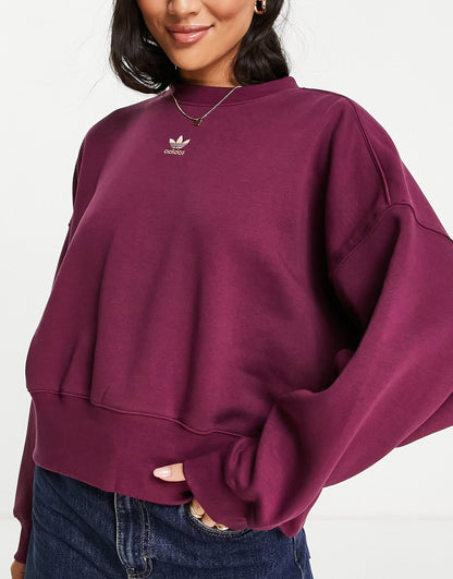 adidas Originals Essentials sweatshirt in crimson