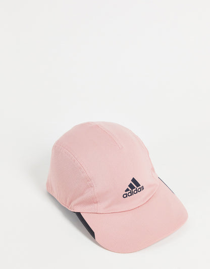 adidas Running mesh panel cap in pink