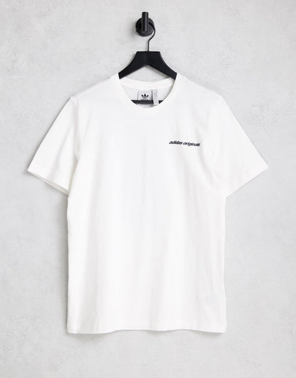 adidas Originals Yung Z t-shirt in white with back print