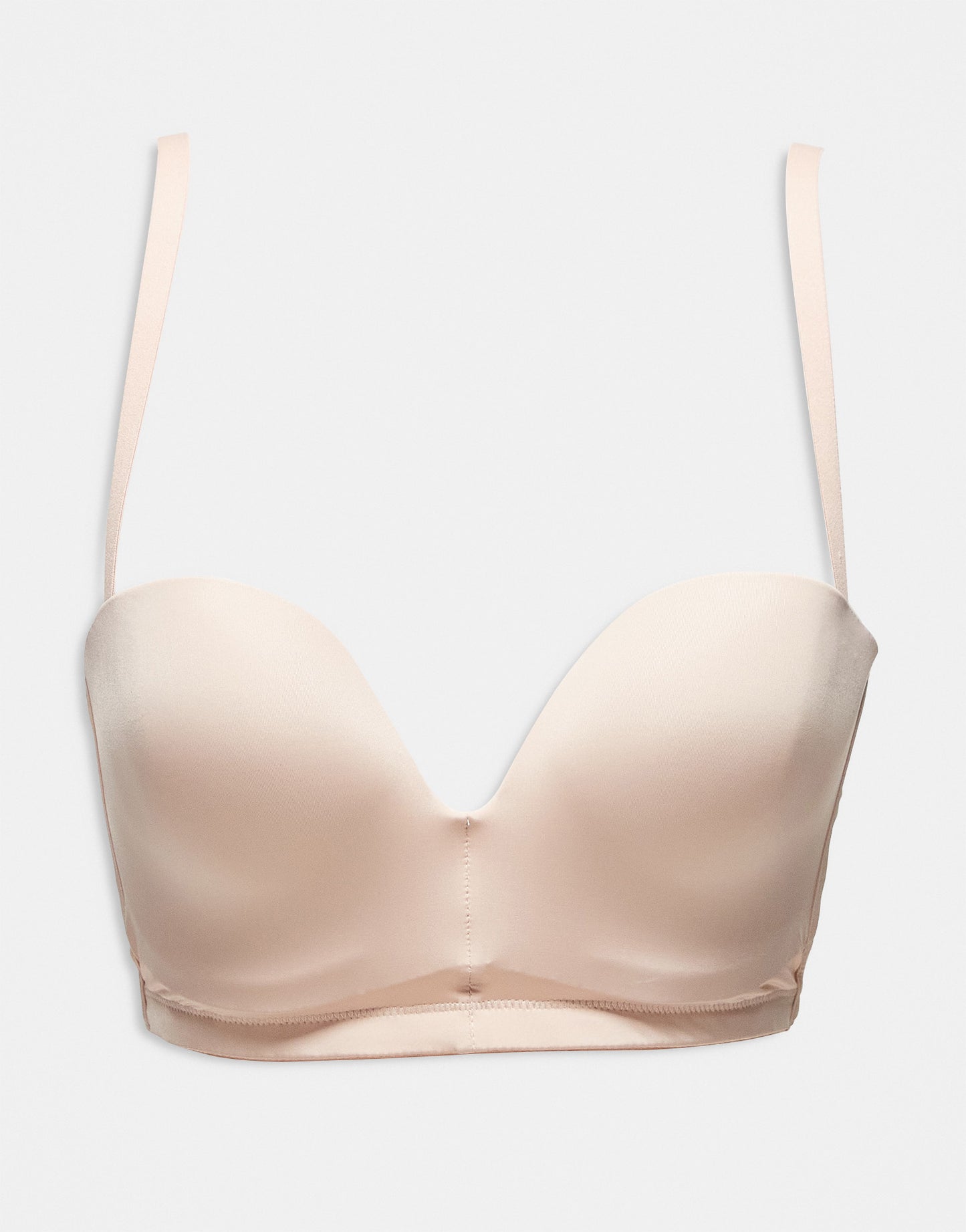 Wonderbra Ultimate backless plunge push up bra in beige