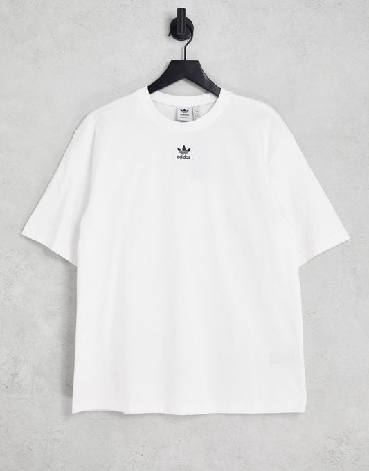 adidas Originals trefoil t-shirt in white