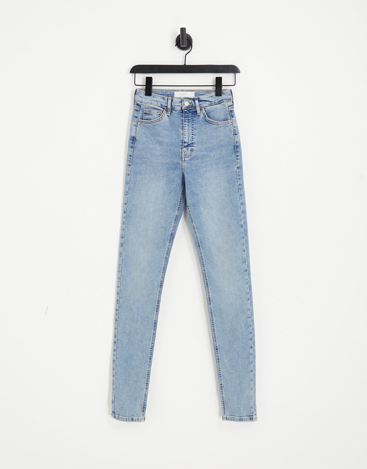 Topshop Tall high rise Jamie jeans in bleach