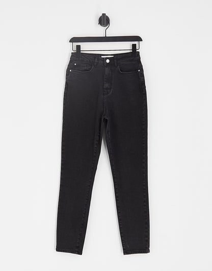 Urban Bliss skinny jeans in washed black