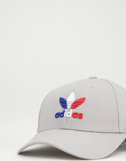 adidas Originals Trefoil baseball cap in grey