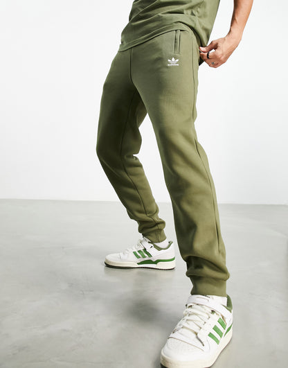 adidas Originals Essentials joggers in focus olive